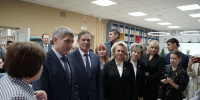 Глава Чувашии открыл сразу шесть модернизированных библиотек в округах республики - Моргаушский район